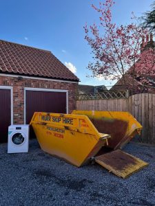 8 yard skip hire pocklington york - also with 8 to drop door